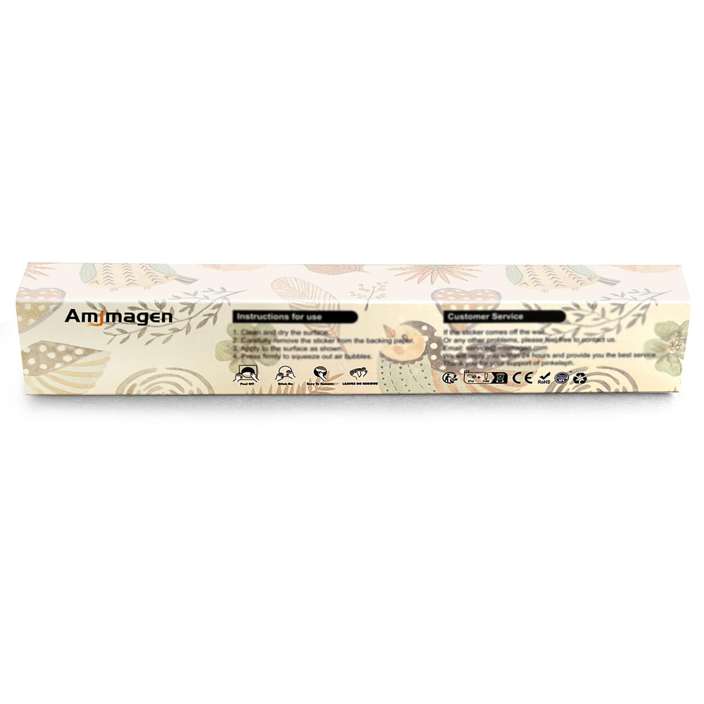 Amimagen airplane wall stickers waterproof, durable material handles daily wear.