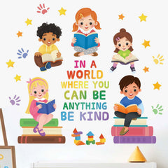 Amimagen Kids Equality inspirational quotes stickers brighten classrooms with uplifting messages for young readers.