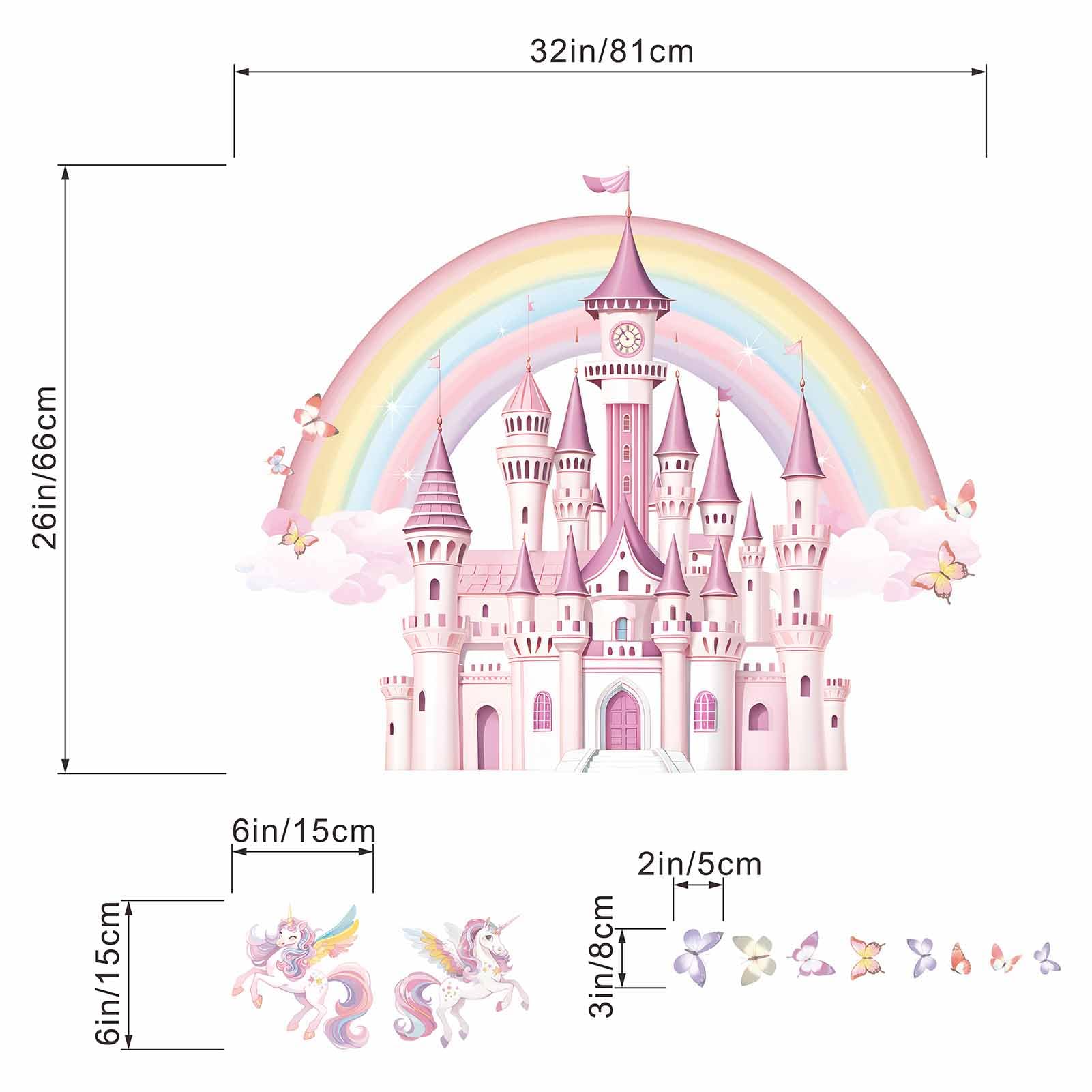 Amimagen Kids room decor stickers create personalized spaces for play and learning.
