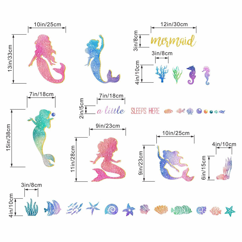 Amimagen nursery wall decals showcase vivid sea life for imaginative play