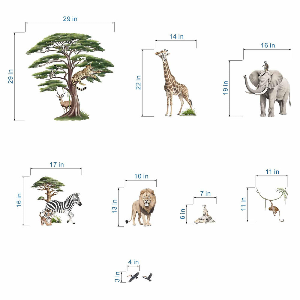Amimagen playful woodland animals decal design brings color to play areas
