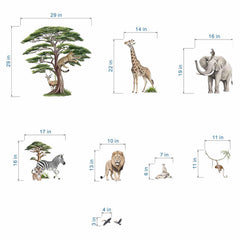 Amimagen playful woodland animals decal design brings color to play areas
