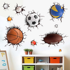 Amimagen sports wall stickers brighten kids' rooms and inspire active imagination daily