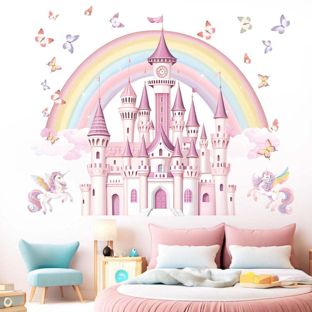 Amimagen Unicorn peel-and-stick decal for quick, mess-free decorating that lasts.