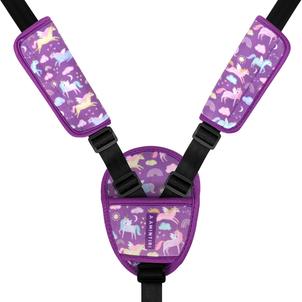 Amintiri Unicorn World hook-and-loop closure for quick, secure installation.