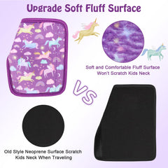 Amintiri Unicorn World machine-washable pad for easy cleaning after spills.
