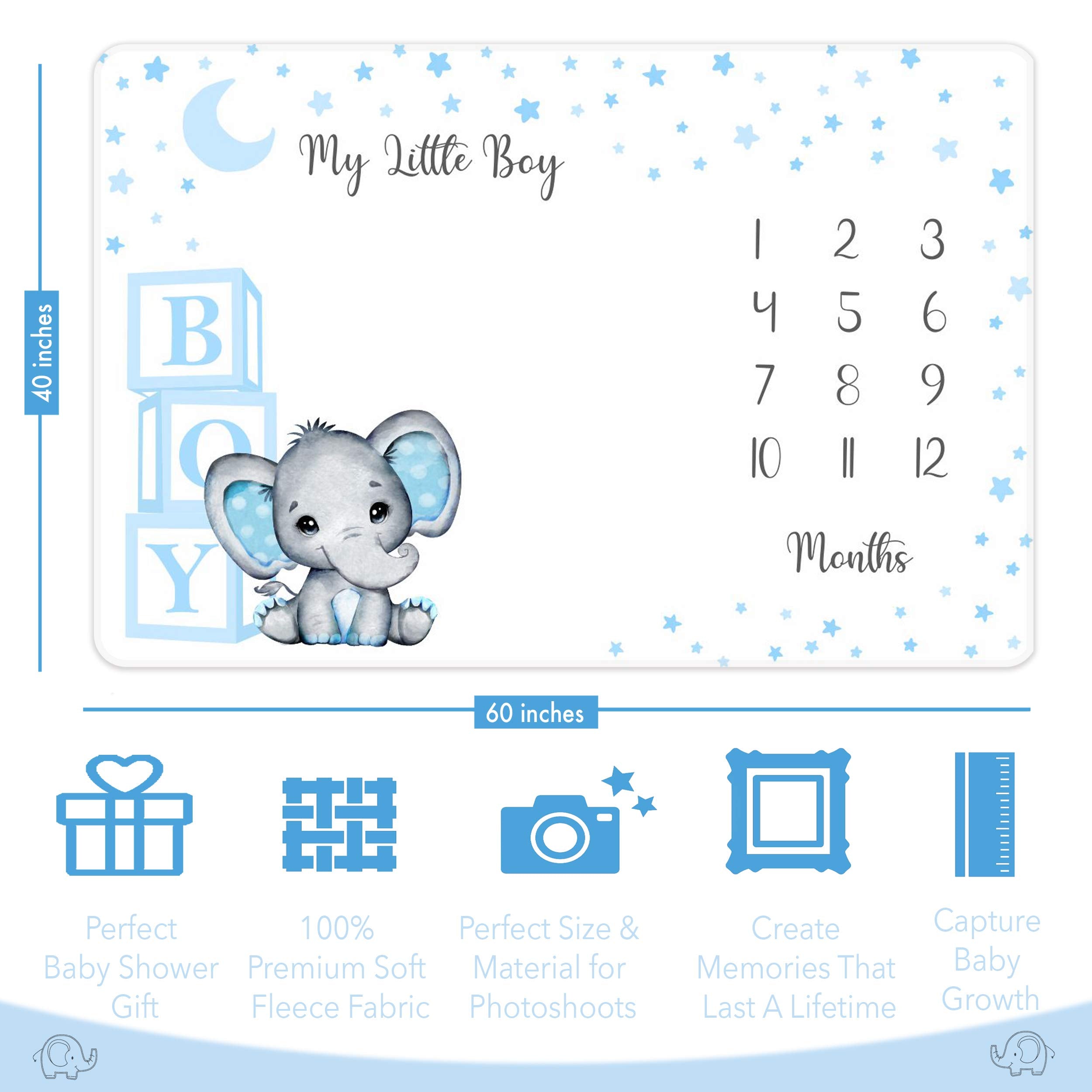 Amity Baby plush fleece blanket folded for cozy photography