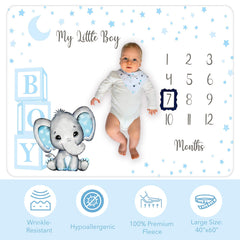 Amity Baby two felt frames on display for milestone captions