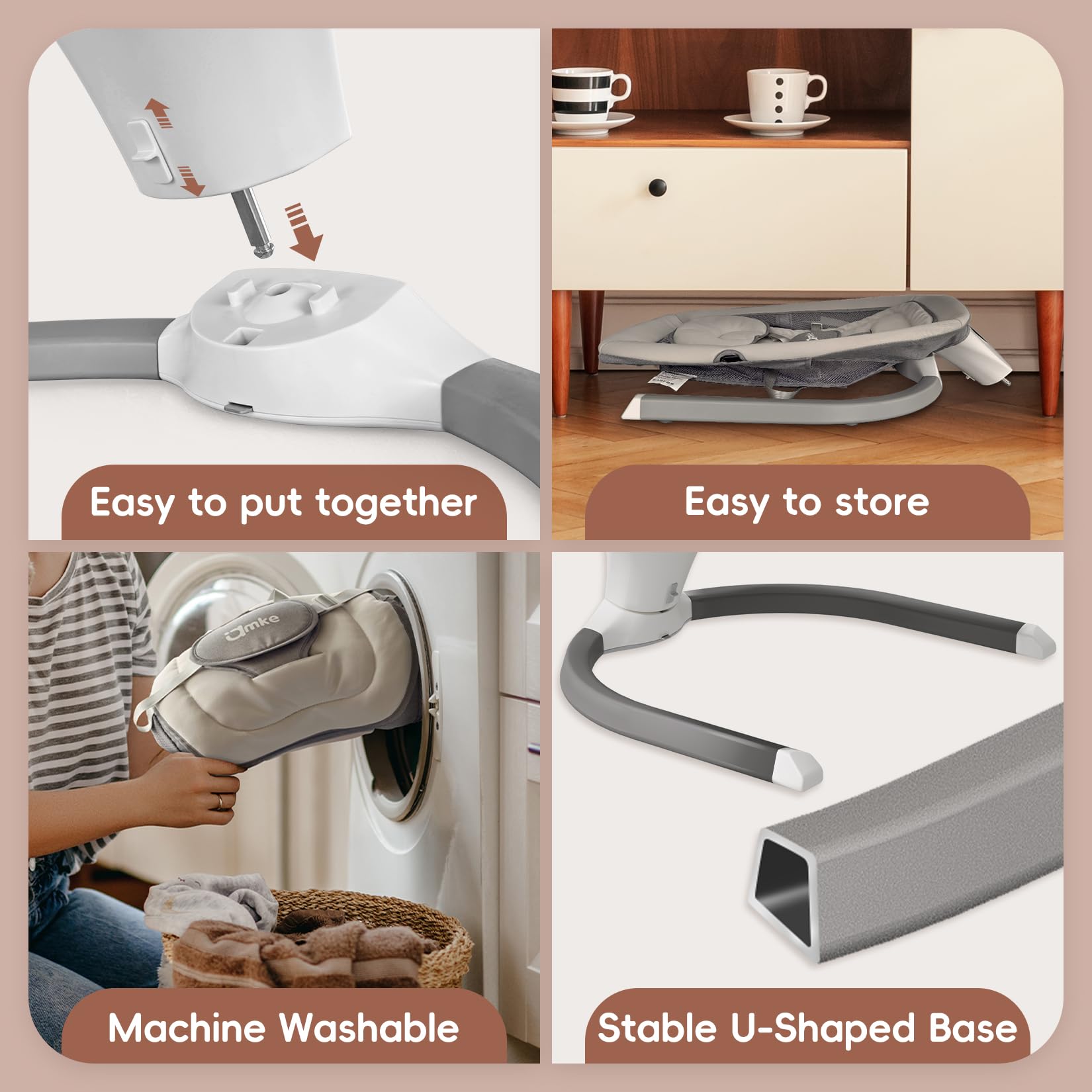 AMKE portable swing ideal for indoor and outdoor use.