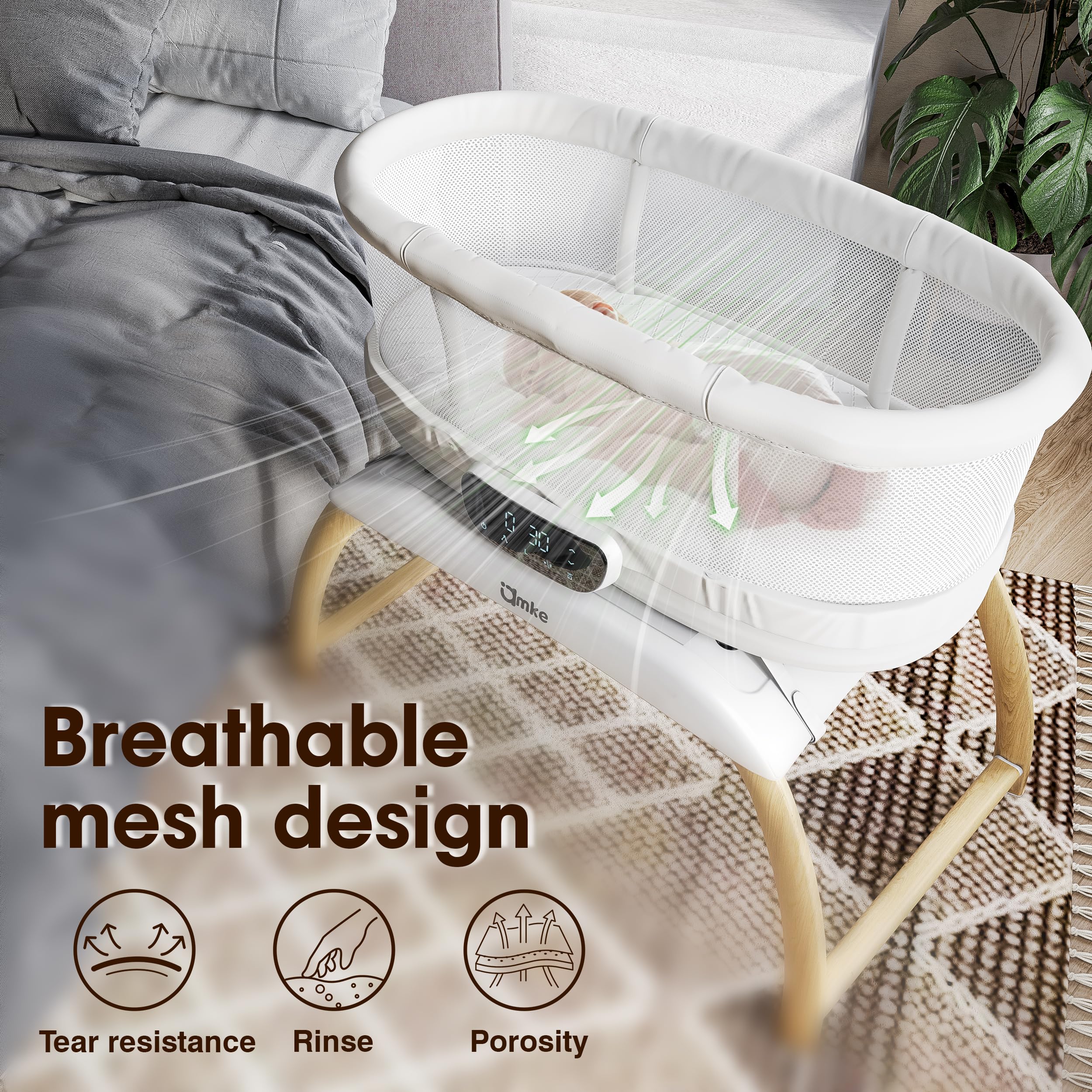 AMKE standalone table configuration for organizing baby essentials