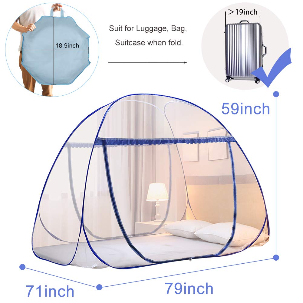 AMMER dense fine-mesh keeps insects out while staying breathable