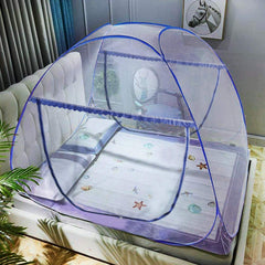 AMMER portable pop-up mosquito net around bed for protected sleep