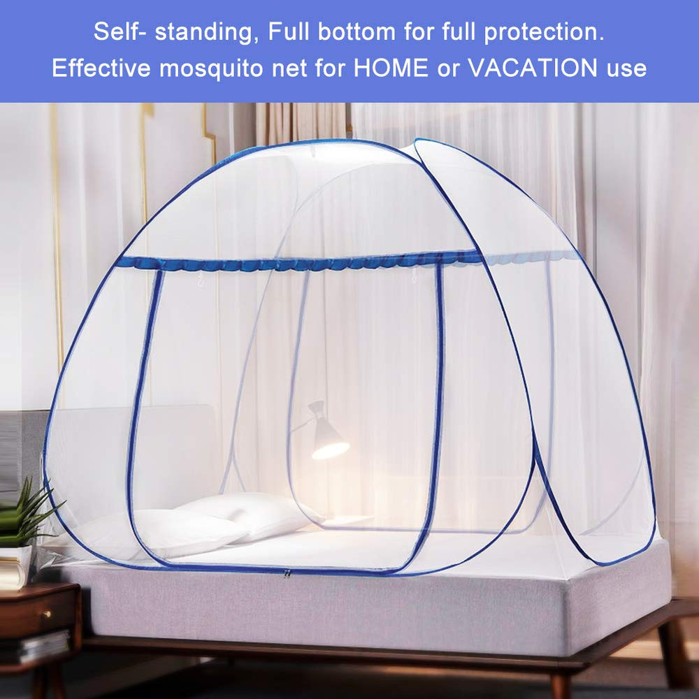 AMMER U-shaped door with netted bottom enables easy entry