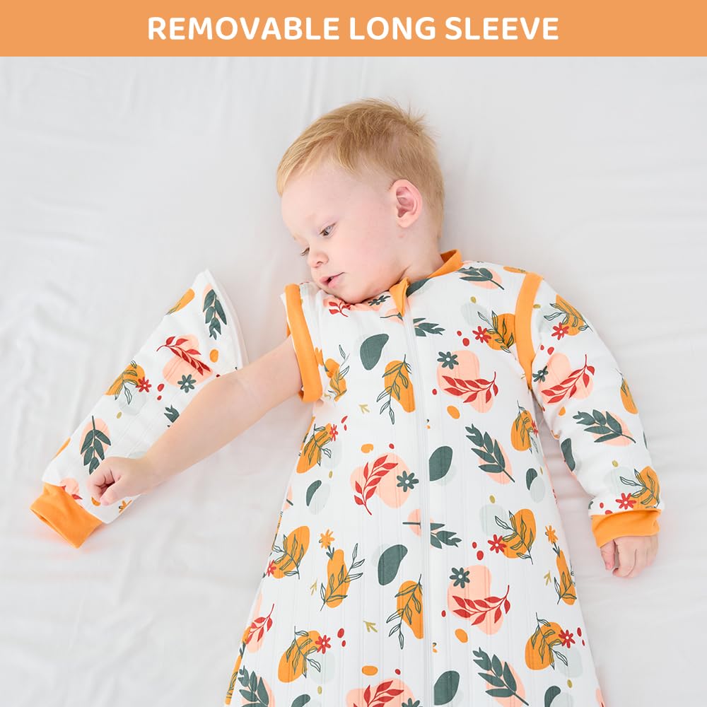 Amo Nenes Sleep Sack removable sleeves show versatile warmth options