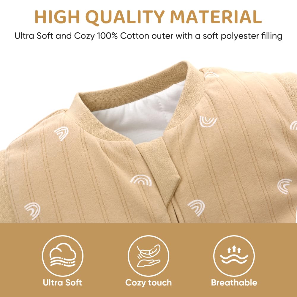 Amo Nenes rainbow sleeping bag promotes cozy nights and peaceful naps