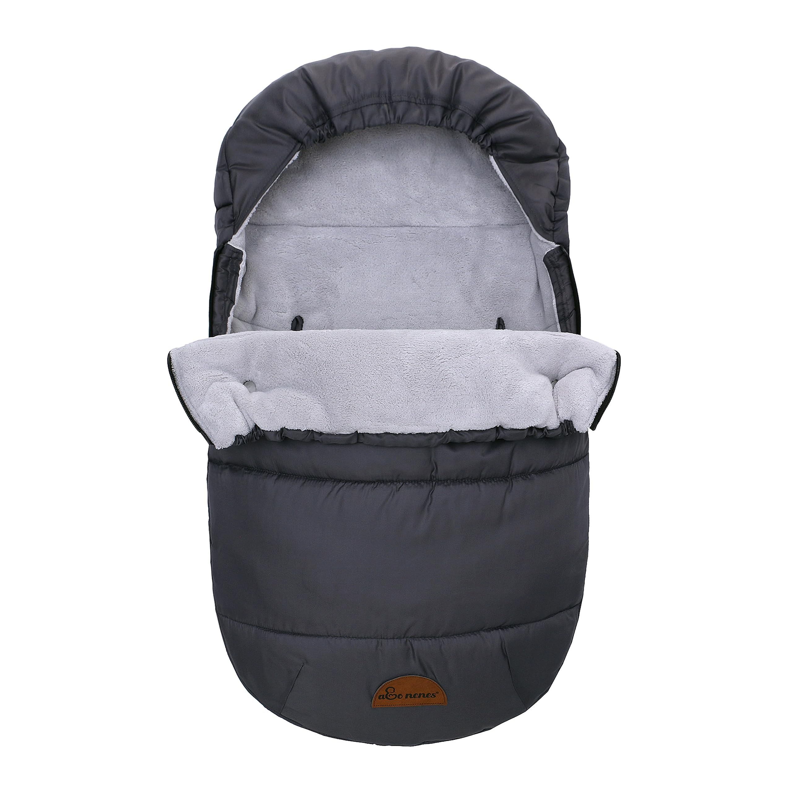 Amo Nenes universal winter sleeping bag outer shows windproof warmth for chilly outings.