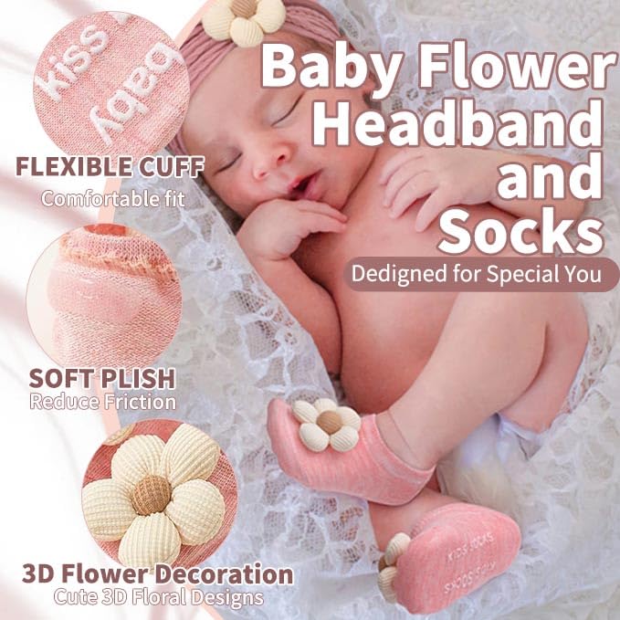 AModaTouch non-slip grips socks keep crawling infants steady during playtime.