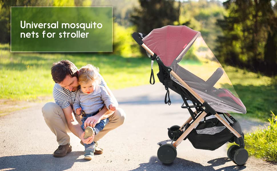 AMORBASE Elastic-edge mosquito net easy installation on various gear