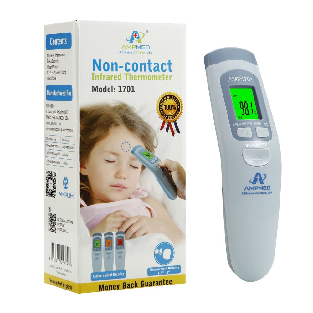 Amplim AmpMed memory feature supports monitoring in kids' health scenarios.