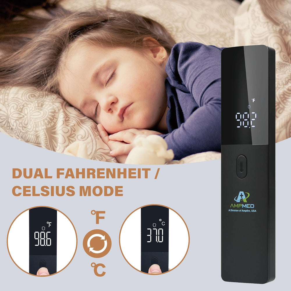 Amplim suitable for infants and kids for gentle temperature checks.