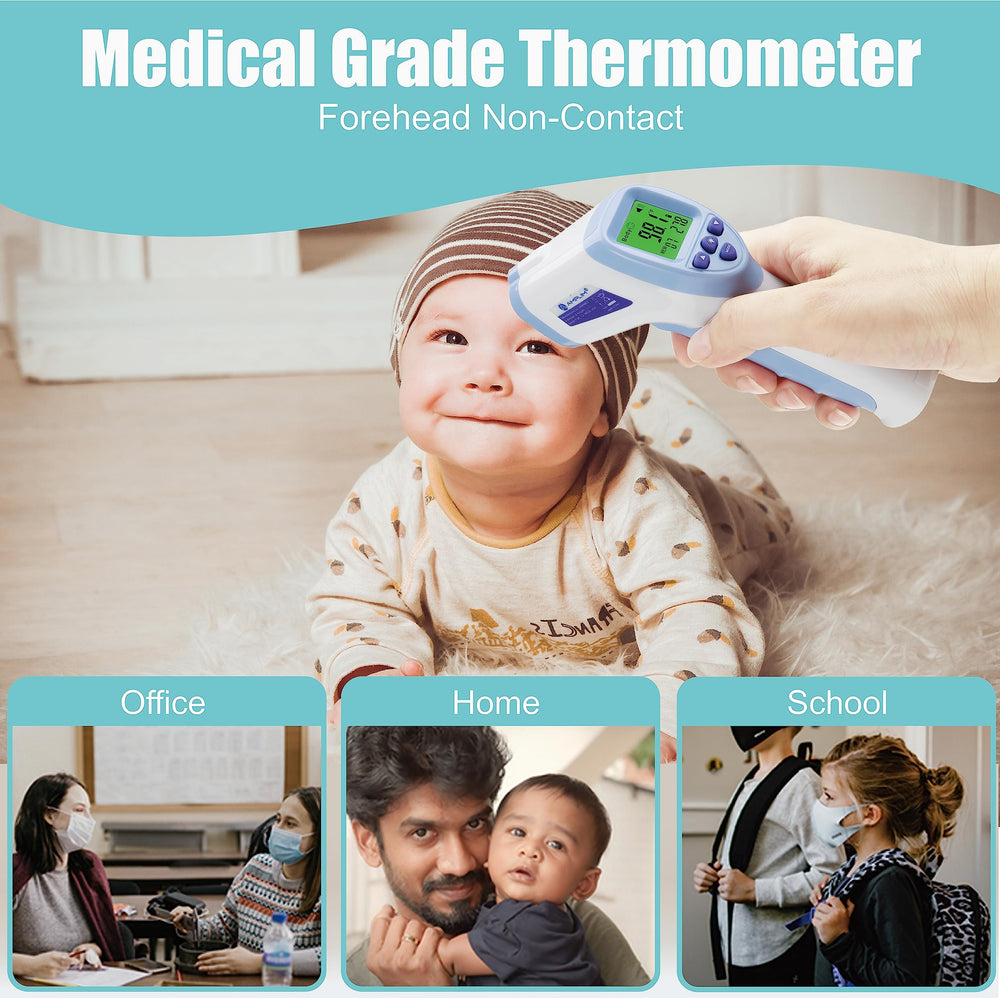 Amplim thermometer night light aids nighttime temperature checks