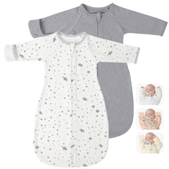 Amrcbb transitional swaddle sack arms up for calmer sleep and easy positioning.