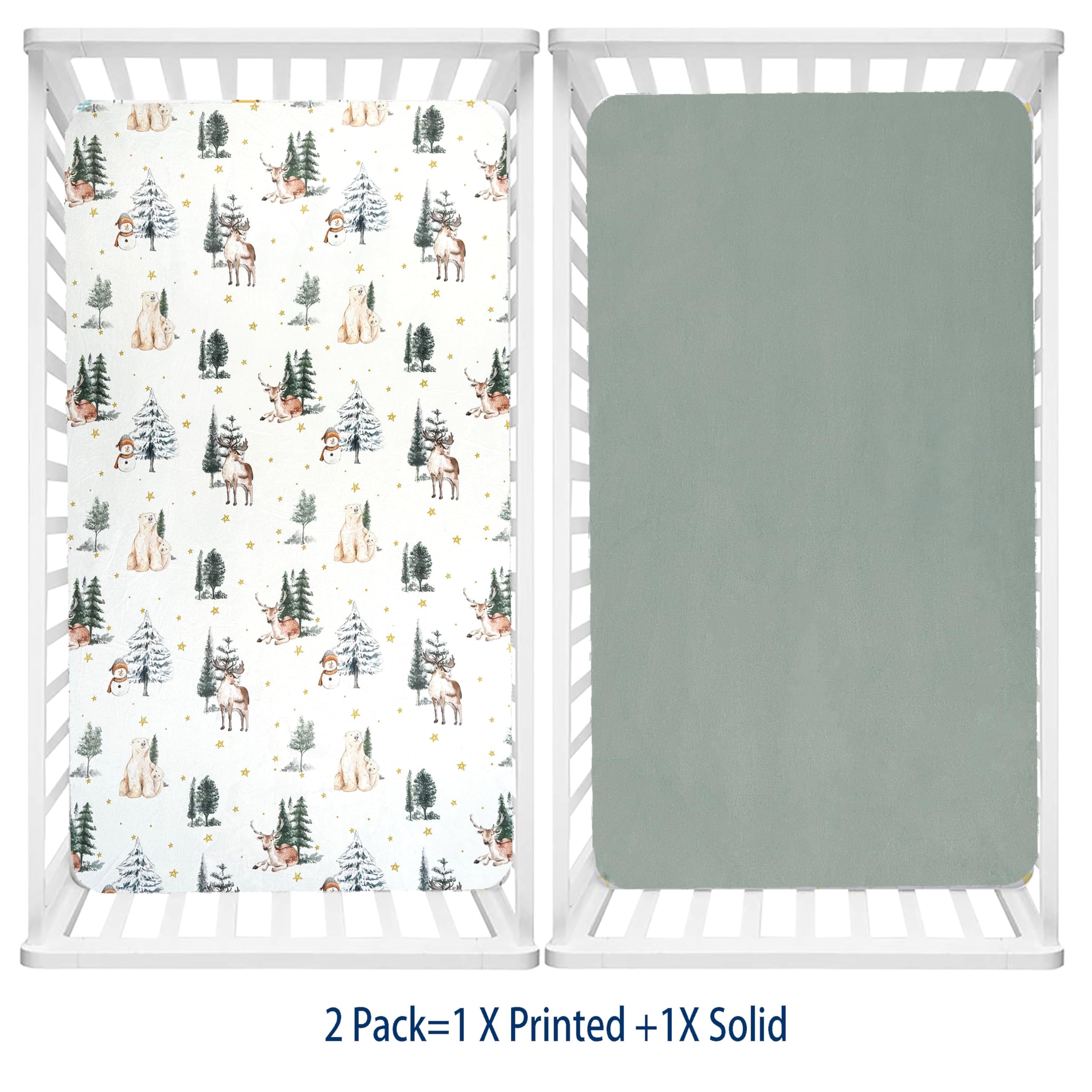 AMROSE flat lay showing proper sheet alignment on mattress