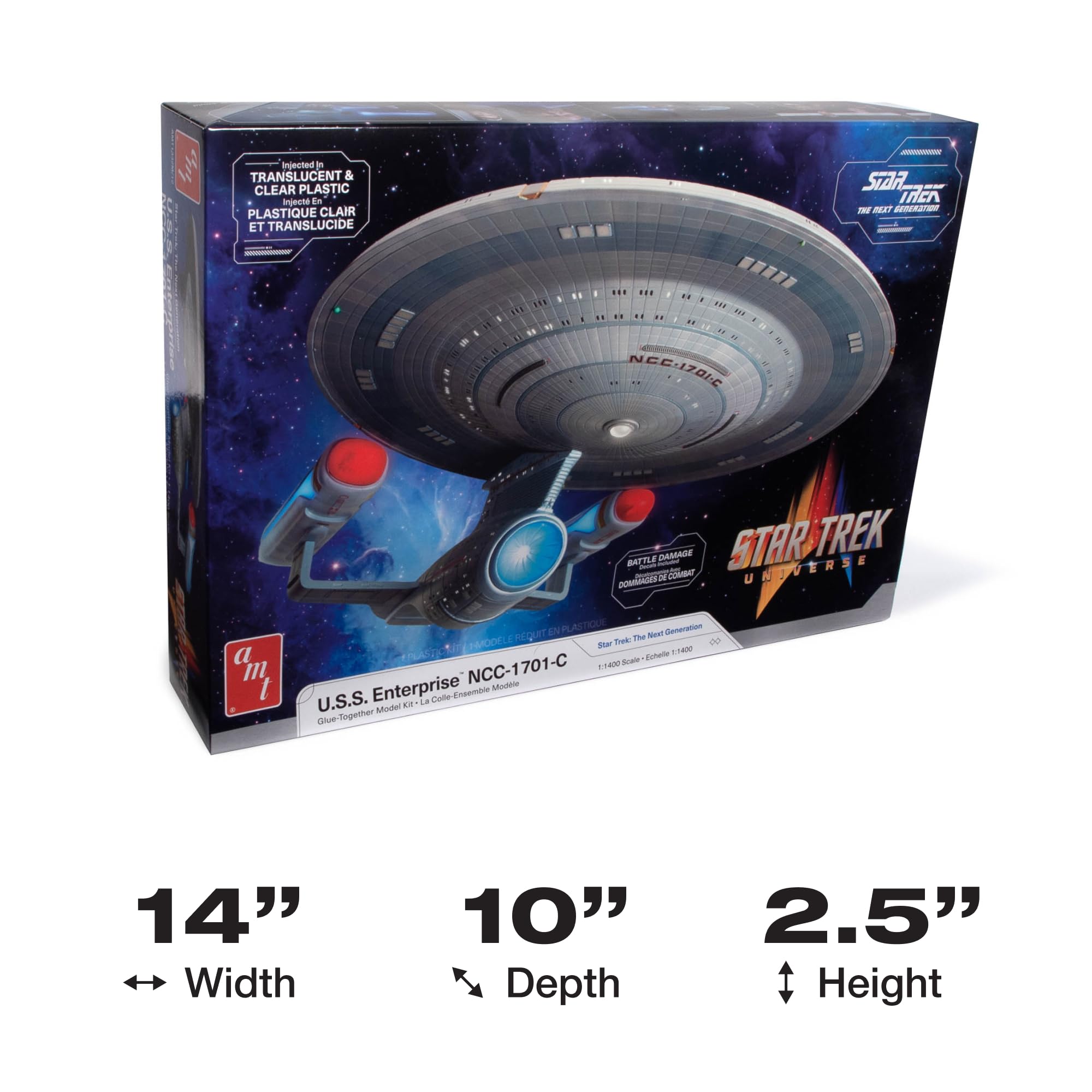 AMT Dome display base with metal rod for stable AMT display.