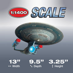 AMT Enterprise NCC-1701-C snap-assembly features for quick build and optional glue.