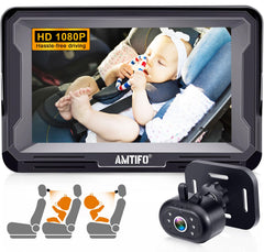 AMTIFO baby car camera ready for quick 3-minute installation for busy parents.