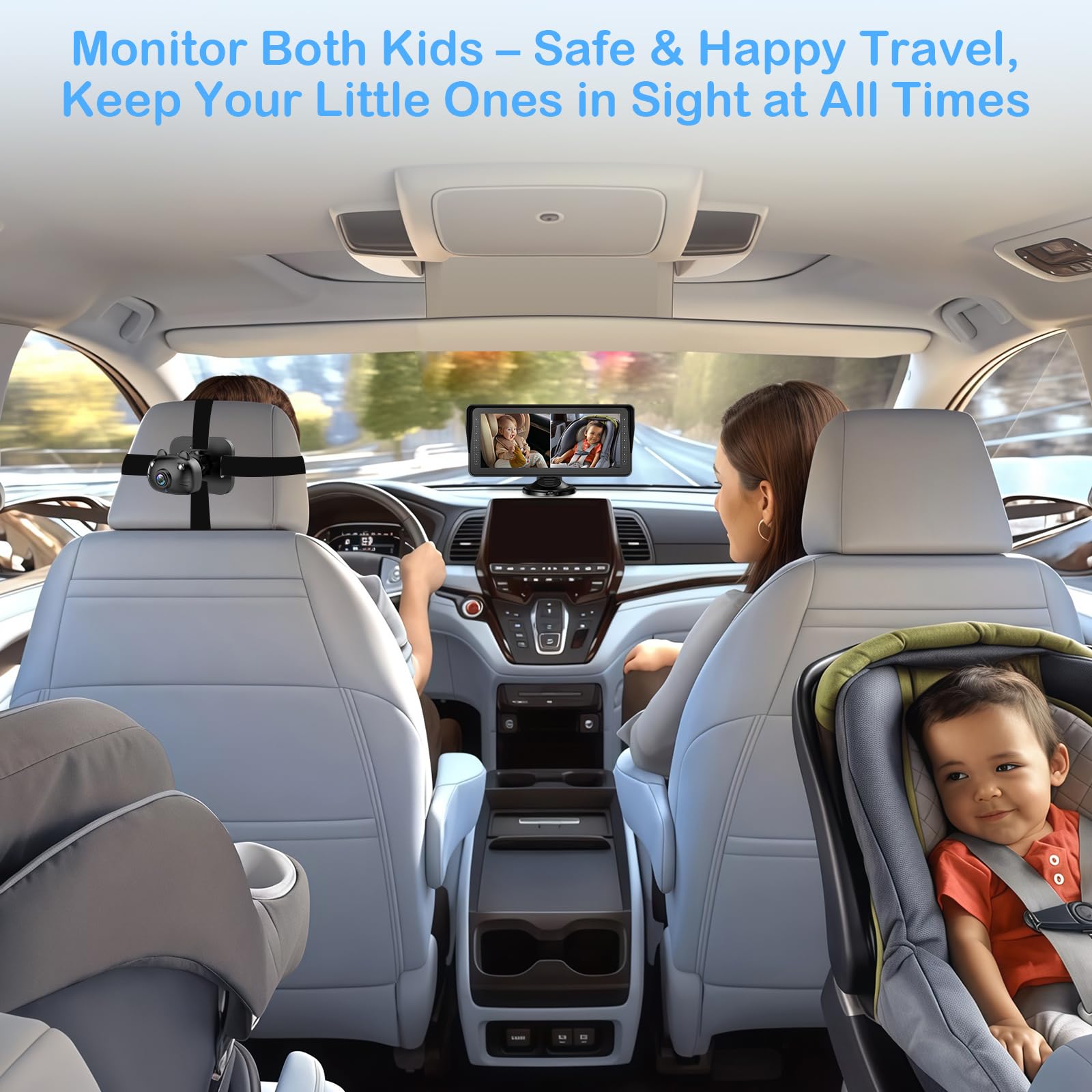 AMTIFO flexible vehicle mounts fit dashboards or rearview mirrors in most cars.