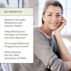 EstroProtect calcium-D-glucarate capsule closeup highlighting detox-friendly support