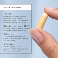 EstroProtect DIM ingredient closeup indicating hormone metabolism support