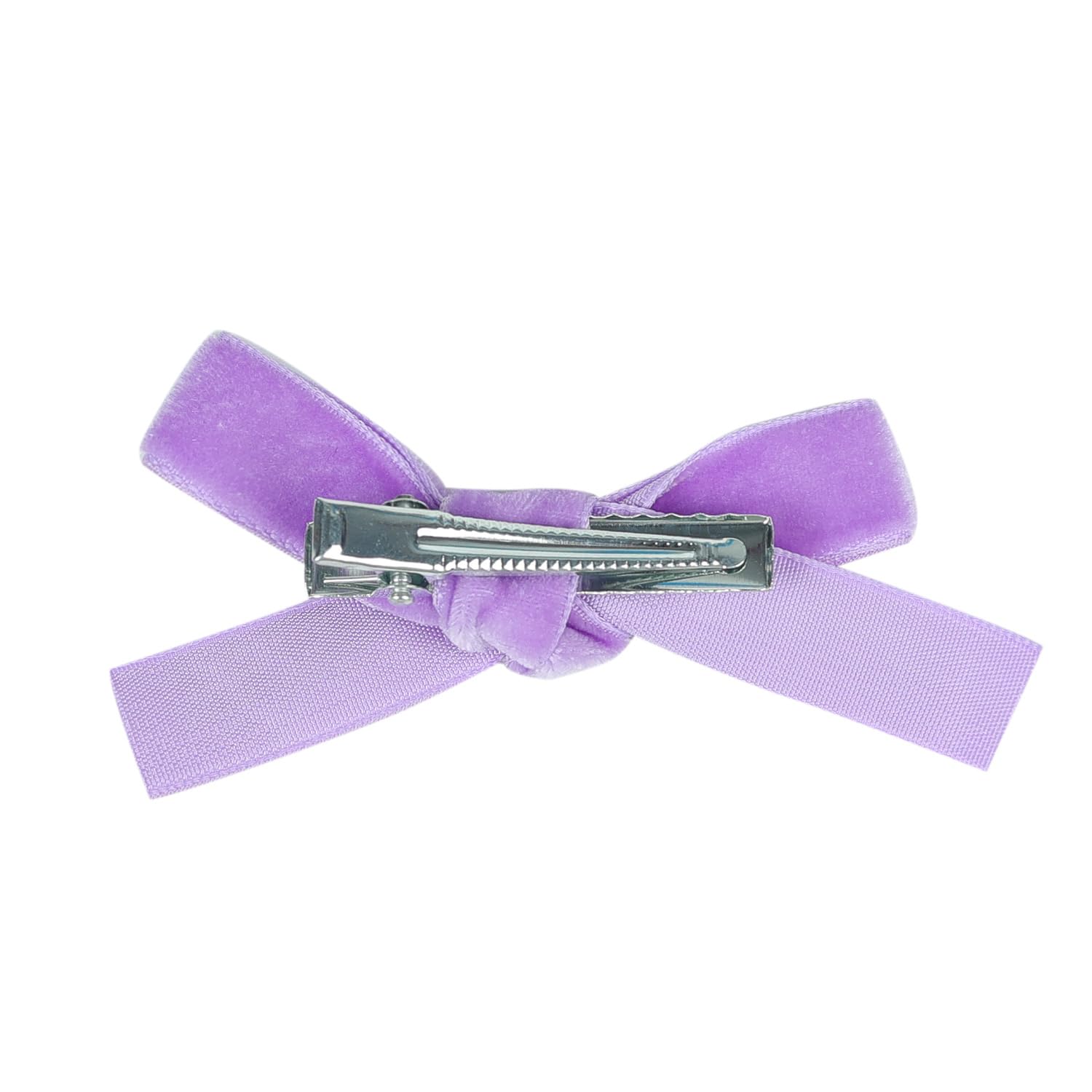 AMYDECOR versatile bow clip for pigtails or bangs.