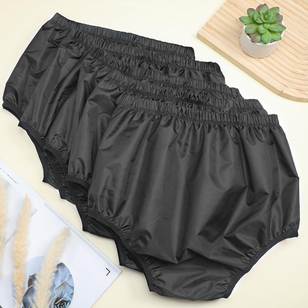 Amyhill black textured waterproof underwear for versatile everyday use