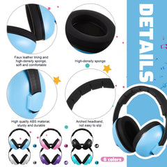 Amylove adjustable headband ear muffs fit growing heads for secure comfort.