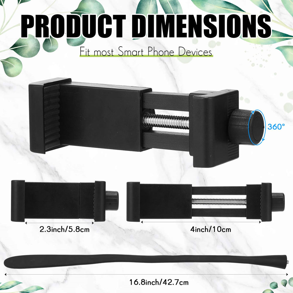 Amylove stroller phone holder demonstrates 360-degree rotation for flexible viewing.