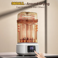 AMZBABYCHEF 360-degree drying technology reaches all bottle crevices