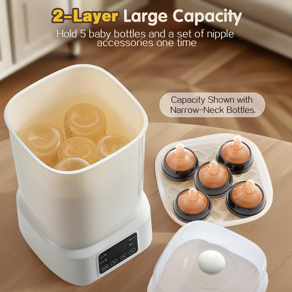 AMZBABYCHEF auto shut-off safety and protective features for parents