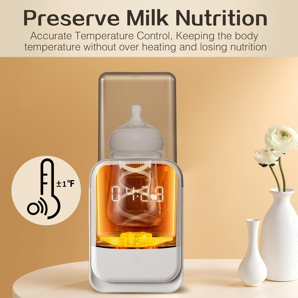 AMZBABYCHEF night light aids late-night bottle feeds.