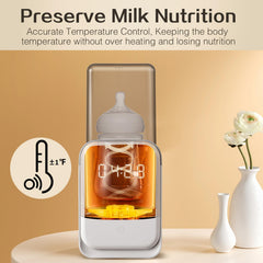 AMZBABYCHEF night light aids late-night bottle feeds.