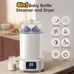 AMZBABYCHEF smart control panel for easy cycle customization and monitoring