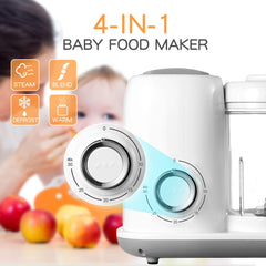 AMZBABYCHEF steamer and blender with auto shut-off for hands-free cooking