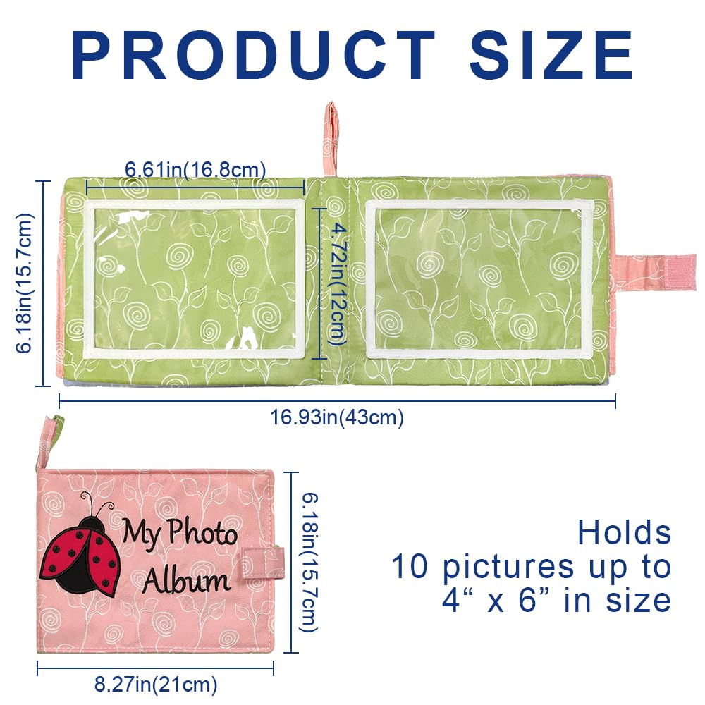 Amzoya soft cloth cover and pages offer baby-friendly touch and durability.
