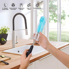 AnDock 6-pack narrow-neck cleaning brush fits tight mouths for deep clean.