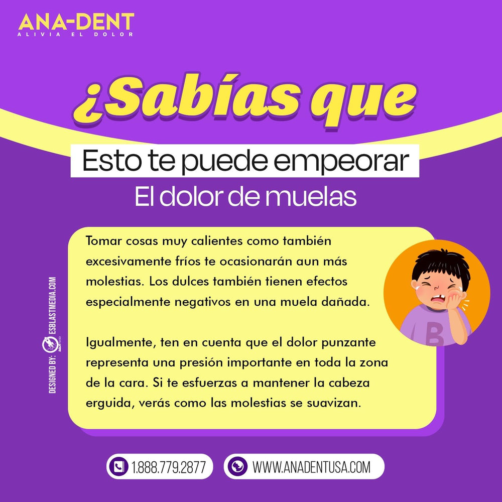 Anadent Children's Gel apply on affected area illustrates simple 3-4 daily uses