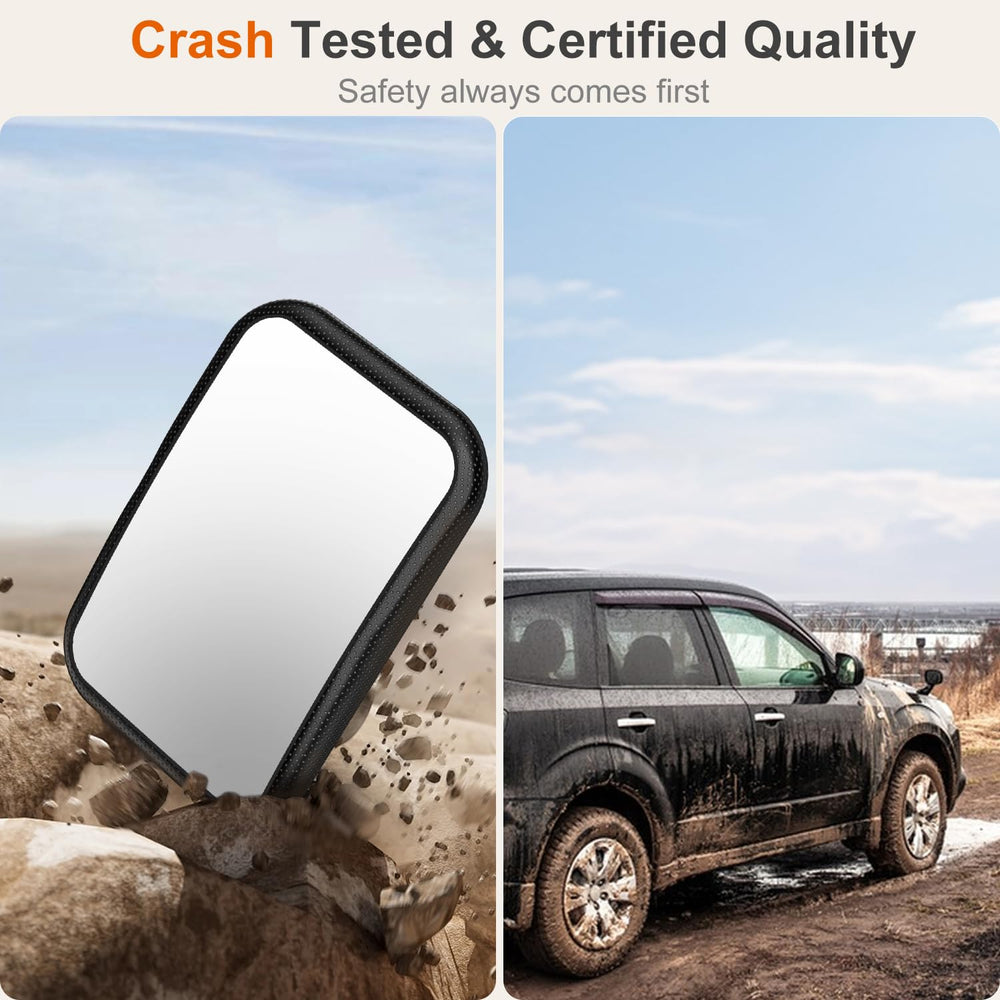 Anatec baby car mirror instant setup saves time during car trips.