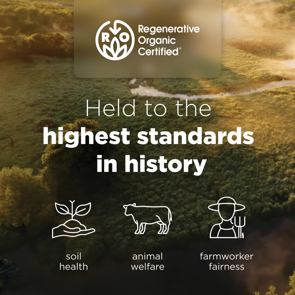 Ancient Nutrition roc-farms emphasizing sustainable soil health and ethical sourcing.