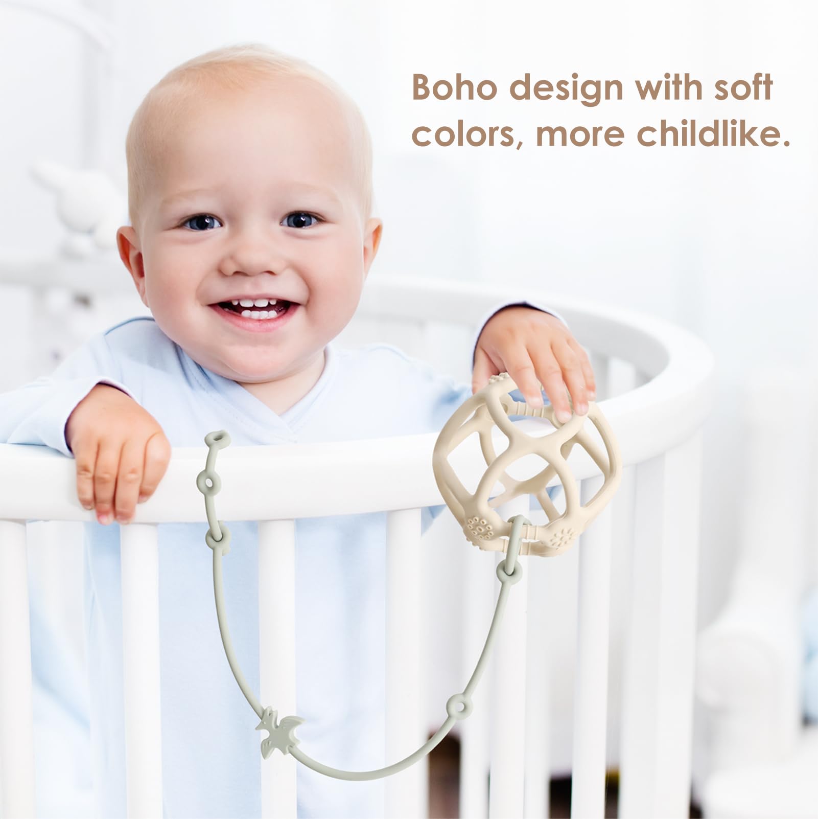 Andy Bear's 4-pack silicone straps are easy to clean and reuse