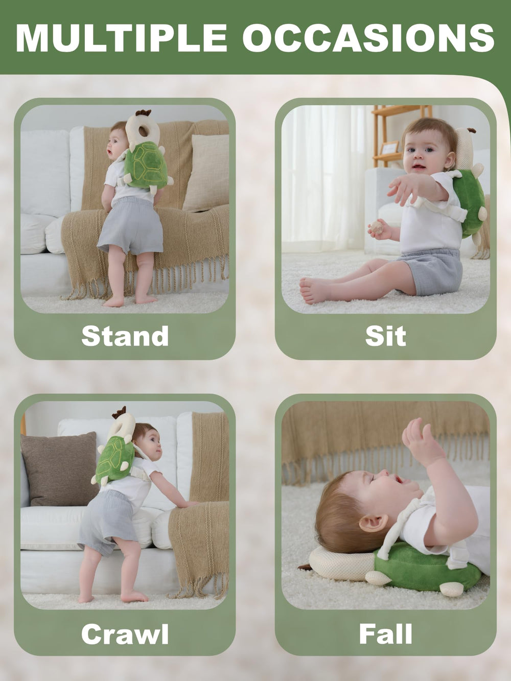 Lightweight 0.4 lb design keeps baby comfortable.